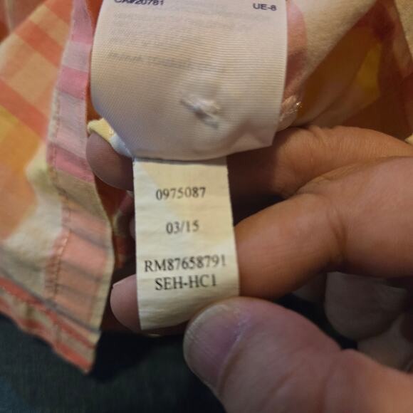 Tommy Hilfiger Pink Plaid Shirt Dress Women’s Medium - Picture 5 of 12